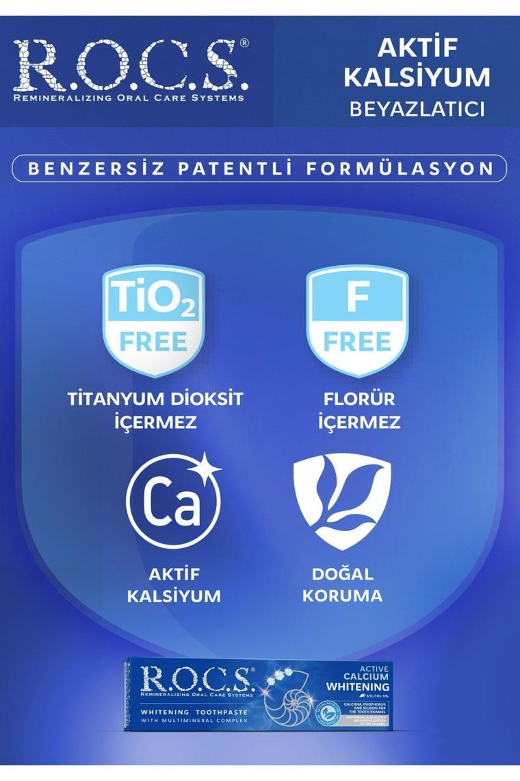 Aktif Kalsiyum Beyazlatıcı Diş Macunu – 94g