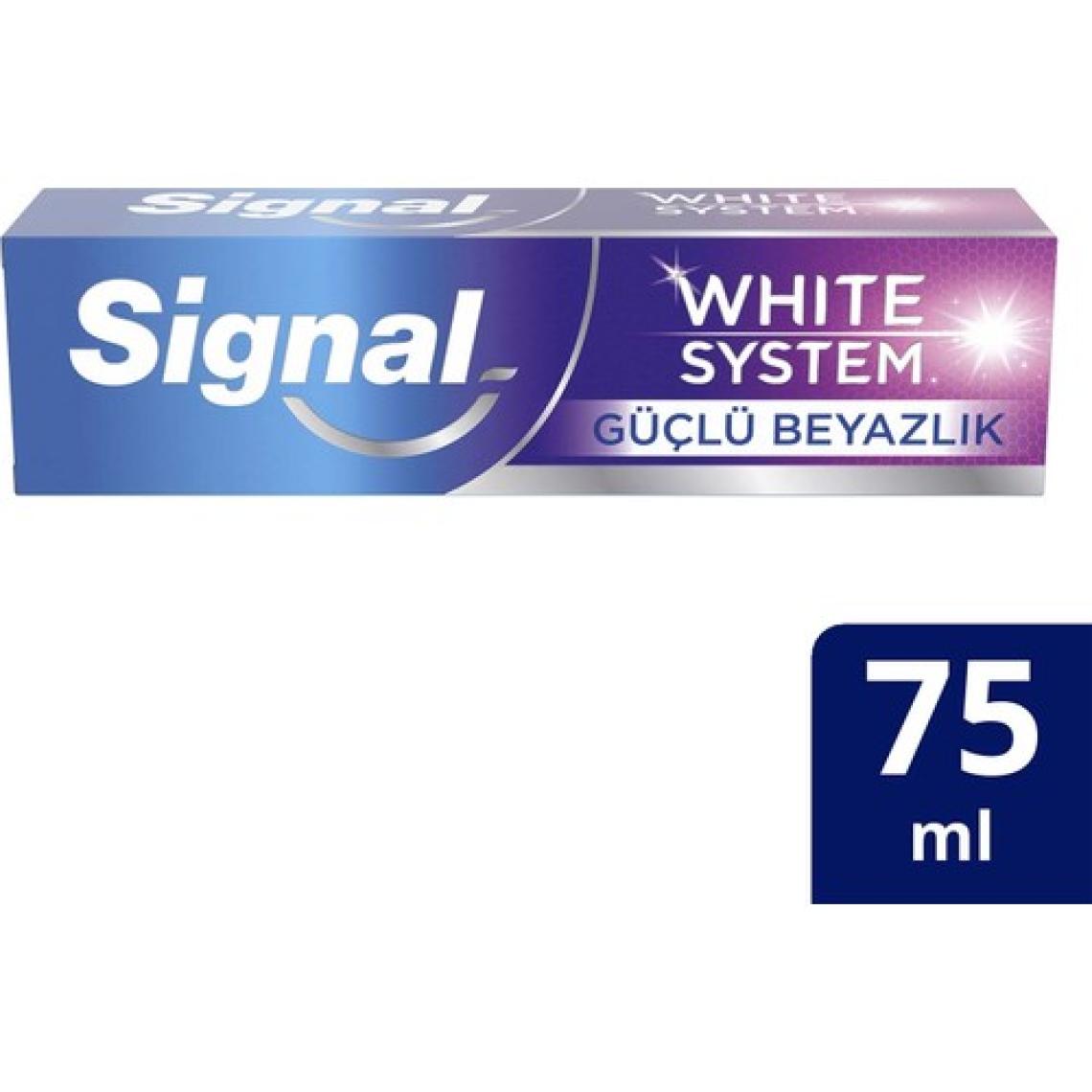Signal White System Diş Macunu Güçlü Beyazlık Güçlü Diş Minesi 75 ml