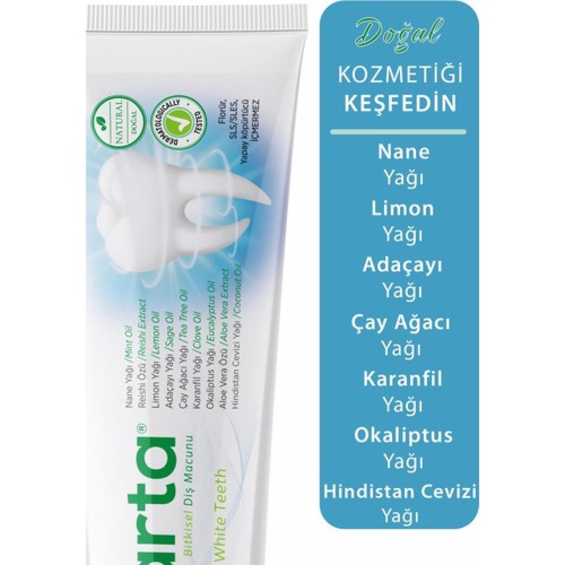 Agarta Doğal Bitki Özlü Florürsüz Diş Macunu 100 Ml/130 Gr
