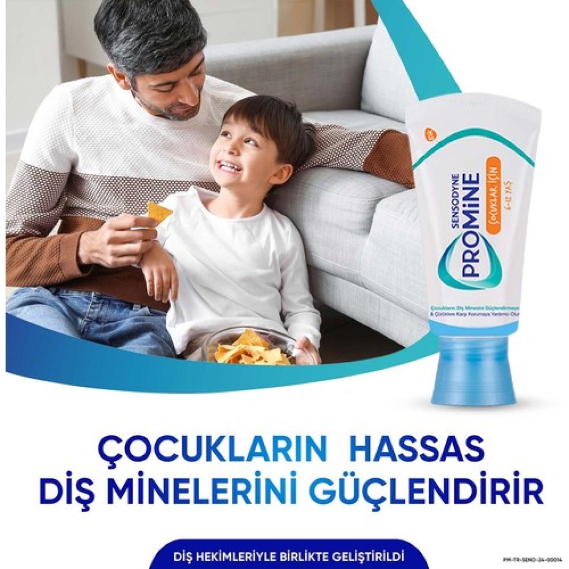 Sensodyne Promine Çocuk Diş Macunu 50ml X 3 Adet