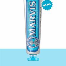 Marvis Beyazlatıcı Diş Macunu - Xylitol ile Plak ve Çürük Önleyici, 85 ml, Nane Aromalı, Ferah Nefes İçin