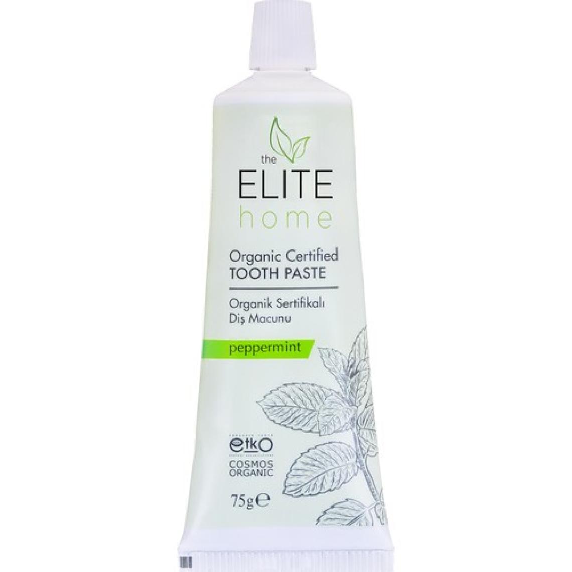The Elite Home Organik Sertifikalı Diş Macunu Yetişkin 75 gr