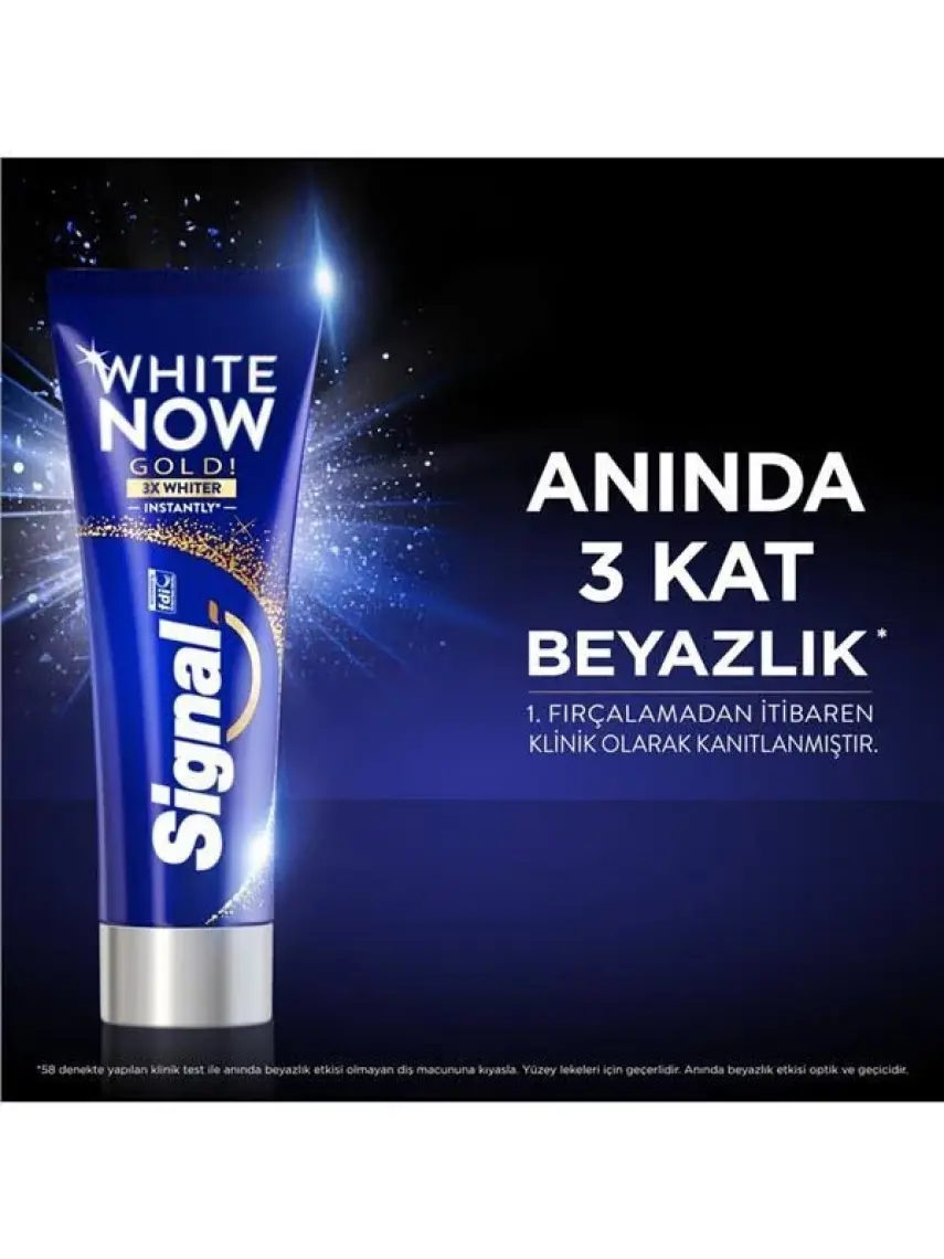 Signal  Dis Macunu  White Now Gold  75 ML