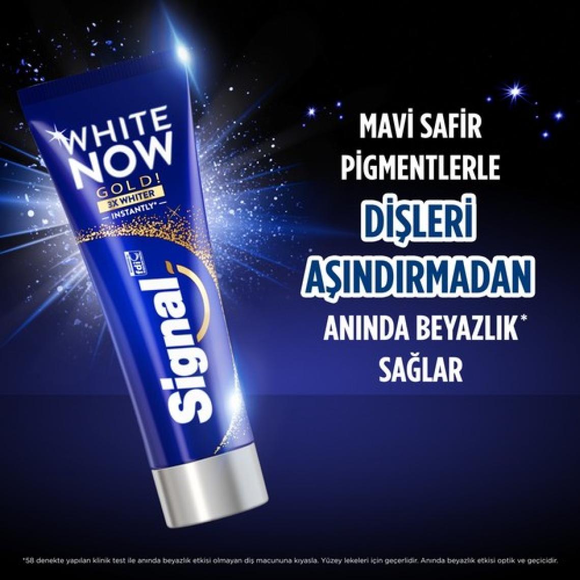 Signal  Dis Macunu  White Now Gold  75 ML