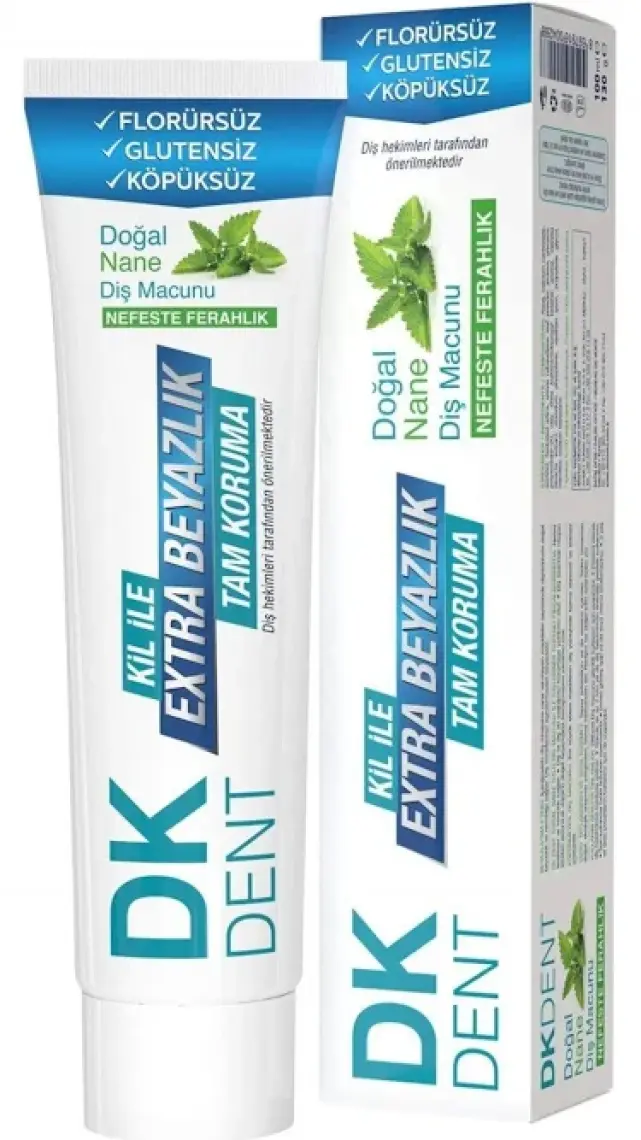 DKDENT Nane Özü Florürsüz Doğal Diş Macunu 100 ml