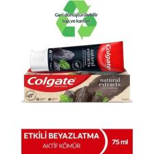 Colgate Natural Extracts Aktif Karbon ve Nane Saf Temizlik Diş Macunu 75 ml
