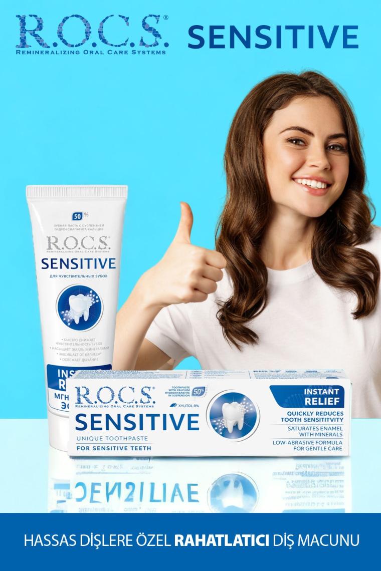 Sensitive Instant Relief Anında Ferahlık Florürsüz Diş Macunu 75 ml