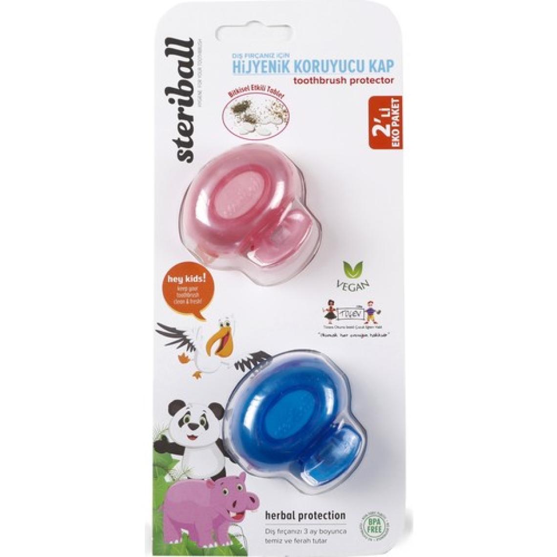 Steriball Kids Hijyenik Koruyucu Kap 2'li Paket
