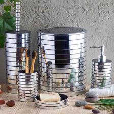 14758 Linea 5li Banyo Seti Silver Siyah