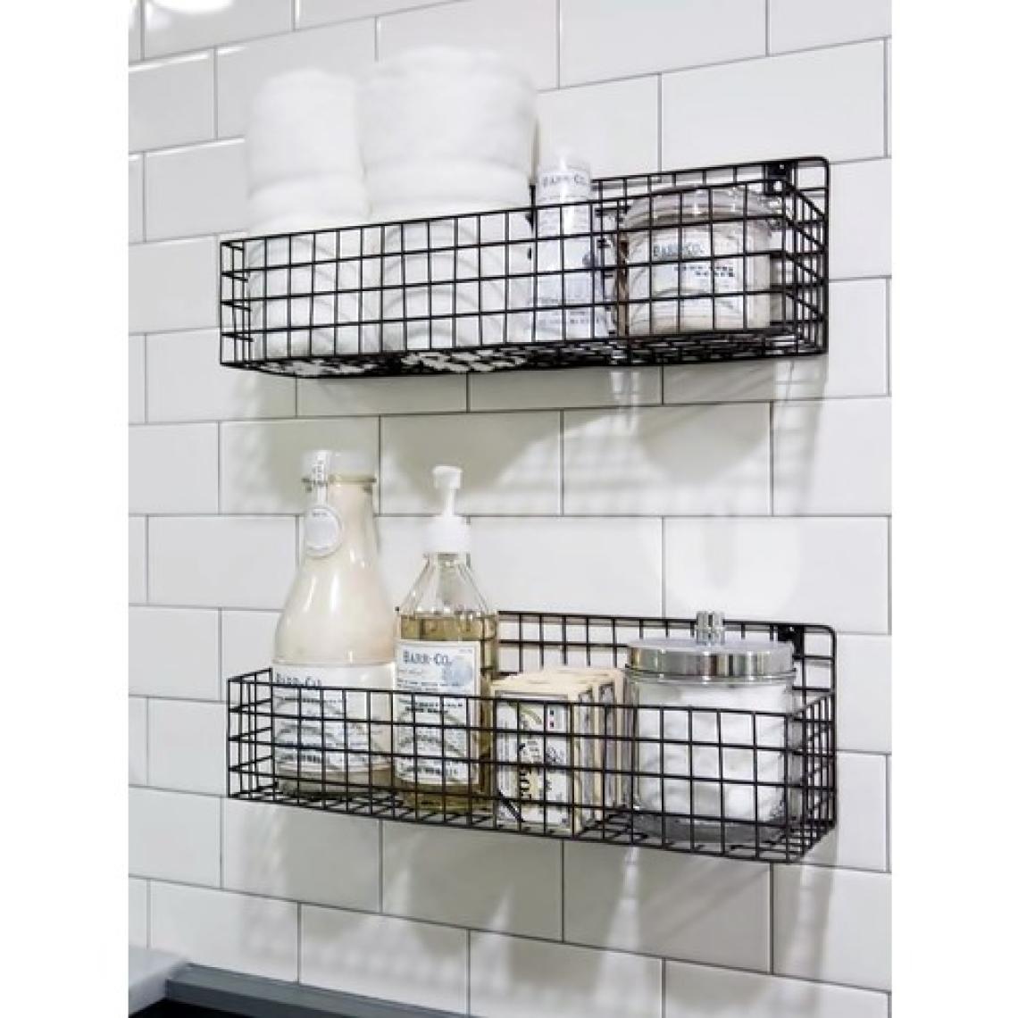 Go Dekor Rüstik 2’li Telli Banyo ve Mutfak Rafı