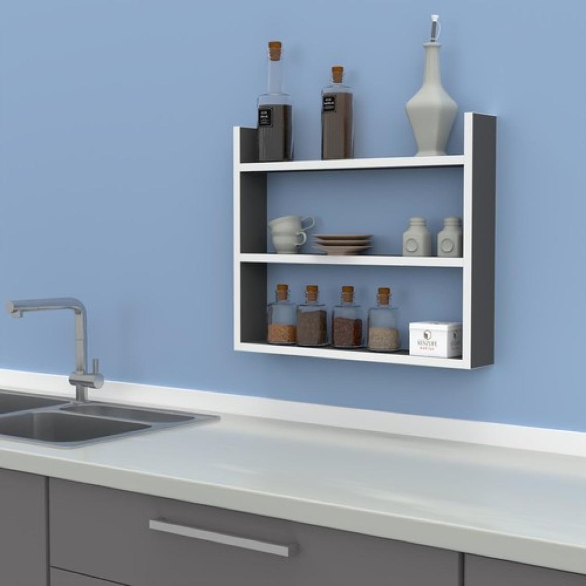 Kenzlife mutfak rafı abidin gri 060x10 tezgah
