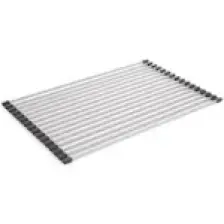 Primanova M-E63-07 Lavabo Üstü Katlanabilen Mutfak Rafı, Gri