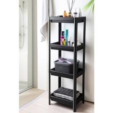 Frapan Home 4 Katlı Plastik Raf Ünitesi Mutfak Rafı Banyo Rafı Banyo Düzenleyici Organizer