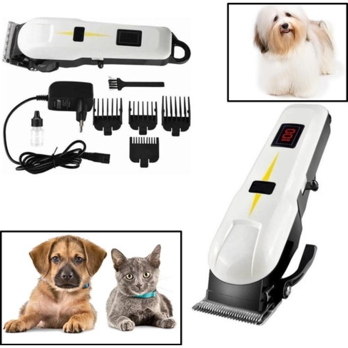 Insua Turbo Kedi Köpek Tıraş Seti Pet Evcil Hayvan Tüy Kesme Traş Tıraş Makinesi Seti