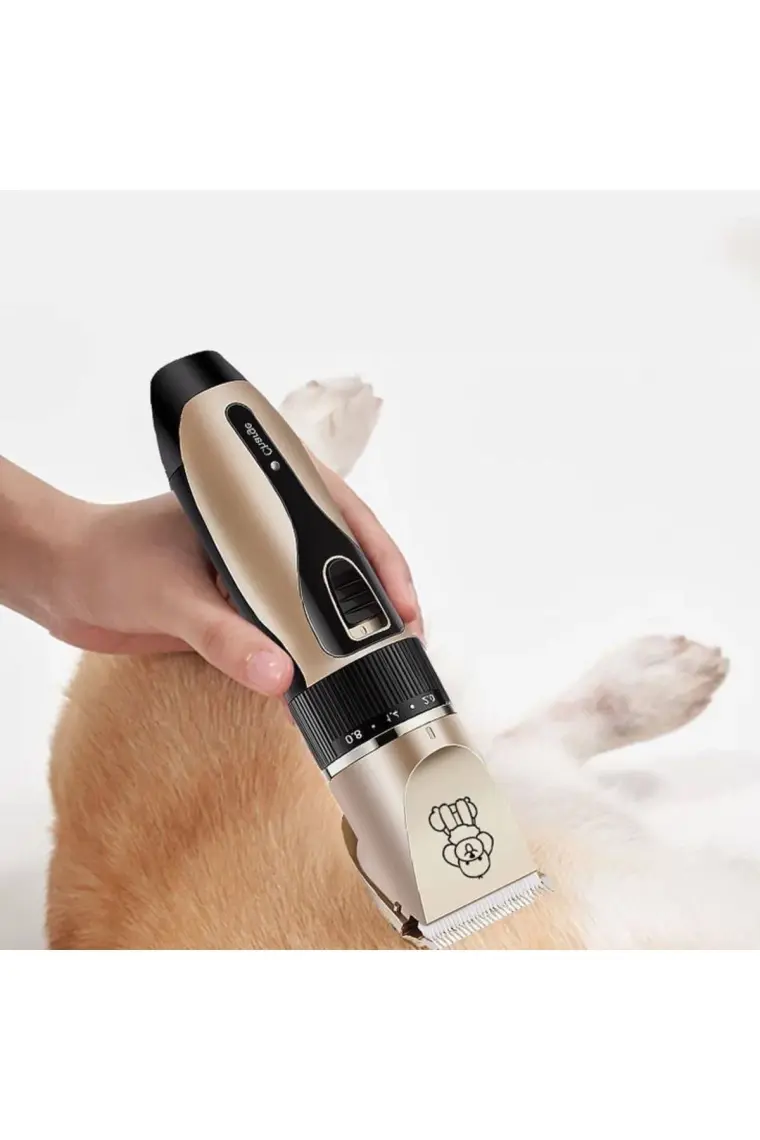 Emtu Life C5 Kırpık 10 In 1 Ayarlanabilir Şarjlı Kedi Köpek Tıraş Makinesi Pet Evcil Hayvan Tüy Kesme Aparatlı