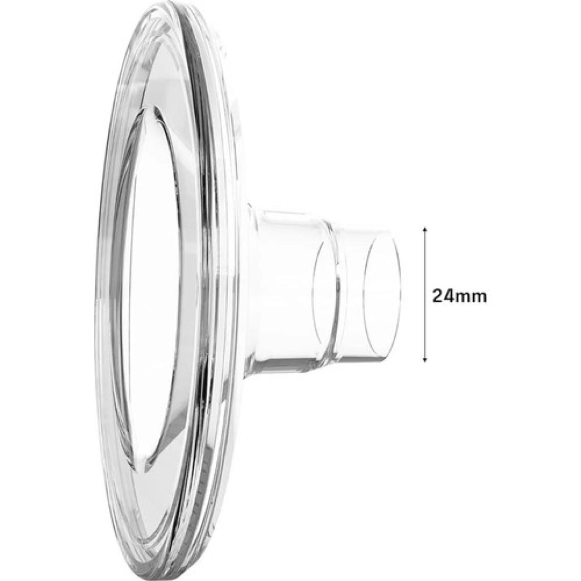 Bebebao 24 mm Silikon Göğüs Kalkanı Flanş  (P1 Modeli ile Uyumlu)