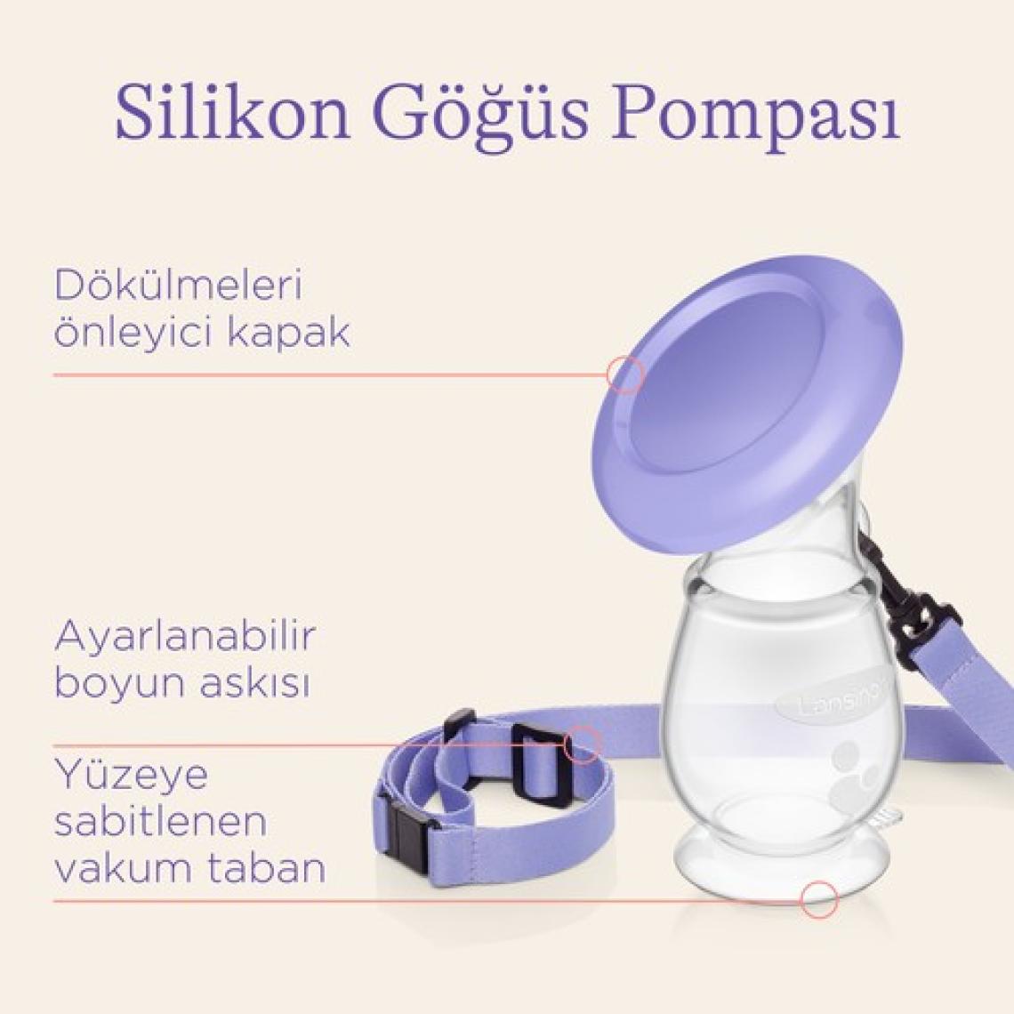 Lansinoh Silikon Göğüs Pompası