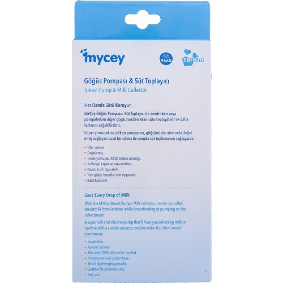 MYCey Süt Toplayıcı Göğüs Pompası