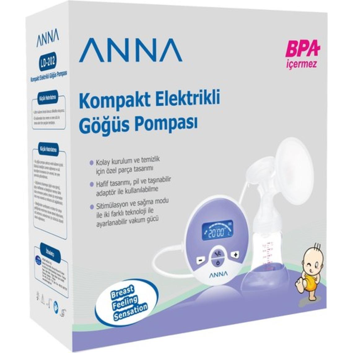 Anna Kompakt Elektrikli Göğüs Pompası Tekli