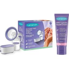 Lansinoh Tekli Elektrikli Göğüs Pompası & Lanolin Hpa Göğüs Ucu Kremi 40 ml Set