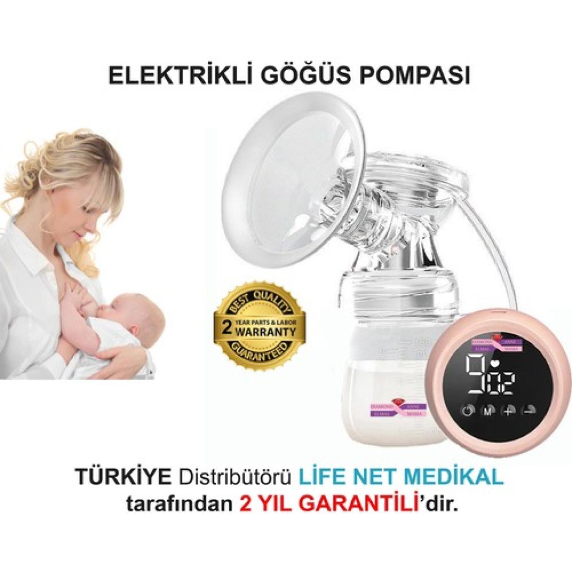 Diamond Mama Elmas Anne Elektirikli Gögüs Pompası Tekli MZ-608
