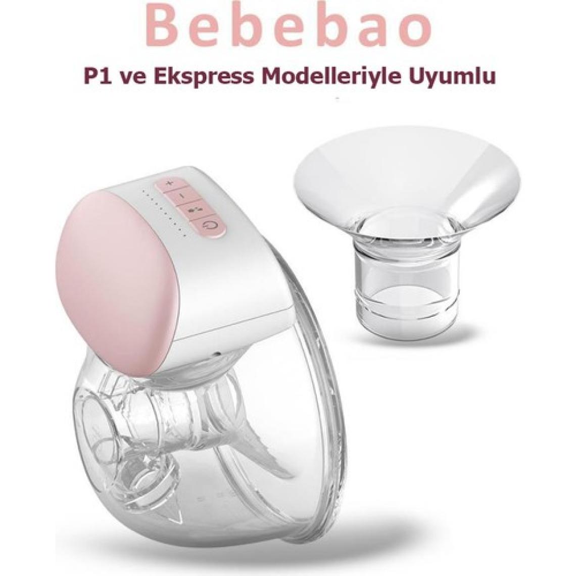 Bebebao Göğüs Pompası Kalkanı Silikon Flanş Küçültücü 21-22-26 mm 3'lü Set (P1 - Ekpress Model Uyumlu)
