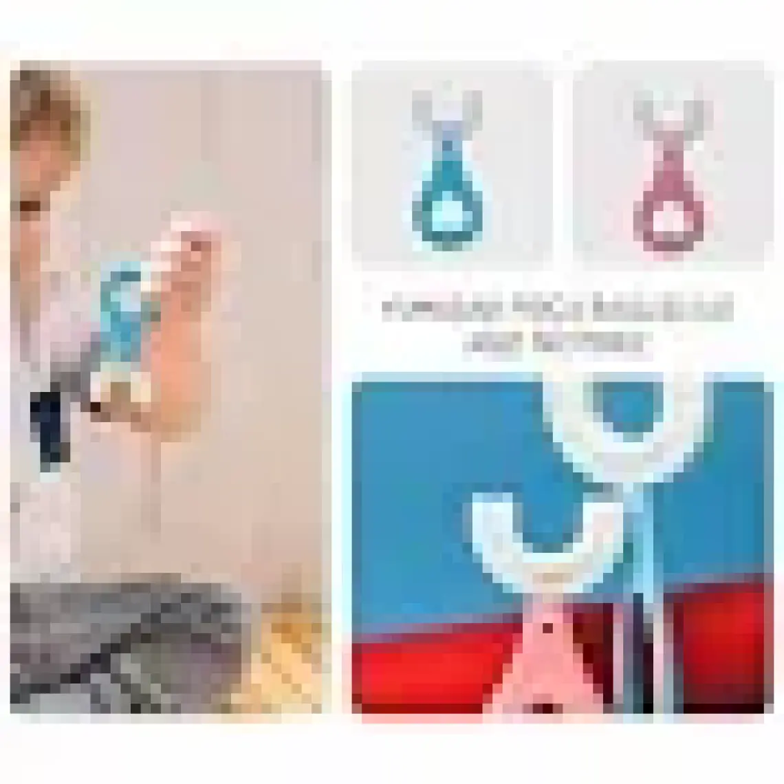 Mas Lord U Tipi Yeni Nesil Diş Fırçası - Pembe - Düz Model  6-12 Yaş
