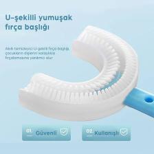 Mas Lord U Tipi Yeni Nesil Diş Fırçası - Sarı - Araba Model  2-6 Yaş