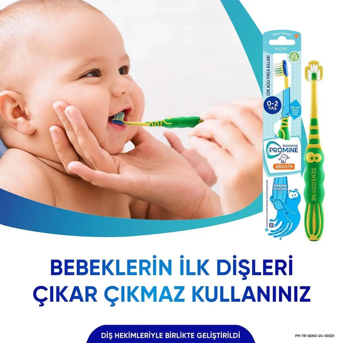 Sensodyne Promine 0-2 Yaş Bebekler İçin Ahtapot Karakterli Diş Fırçası Ekstra Yumuşak