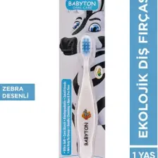 Babyton Bio Diş Fırçası Zebra