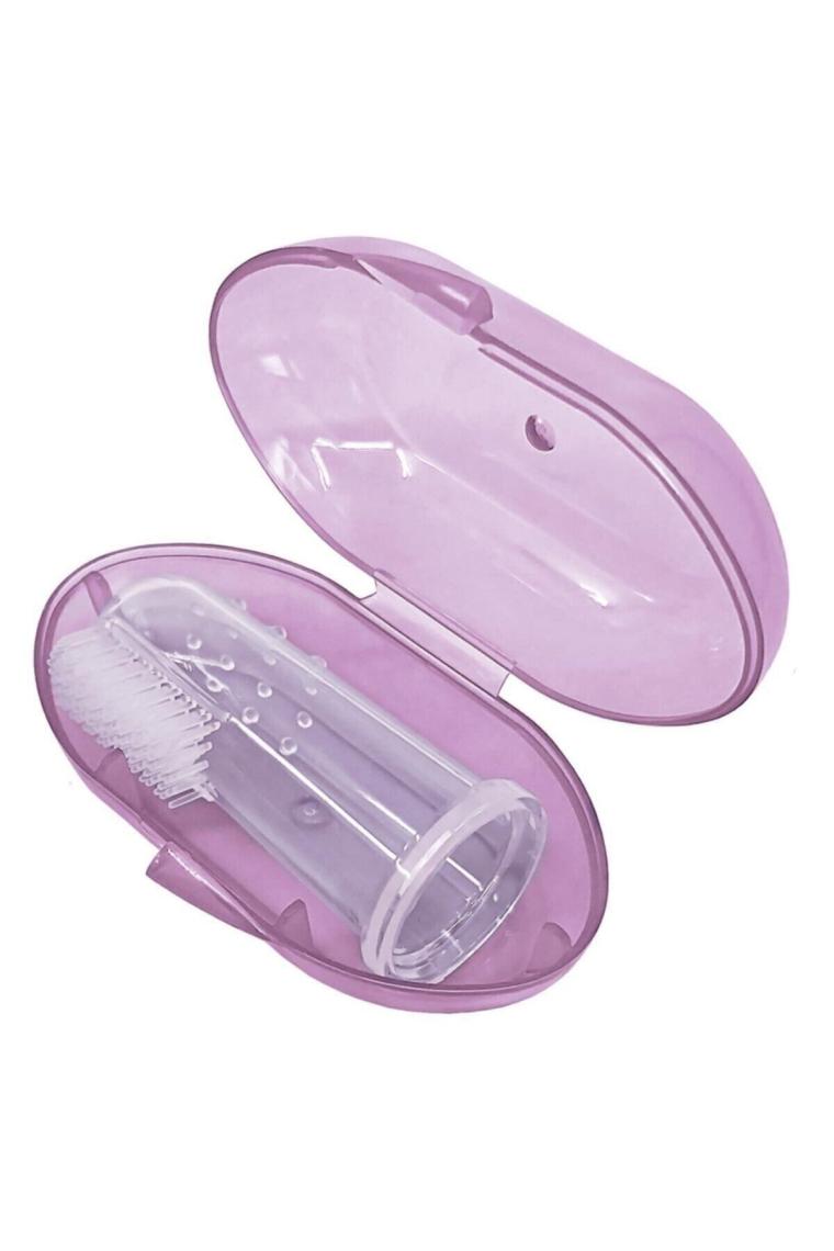 Bambino Parmak Pembe Diş Kaşıyıcı