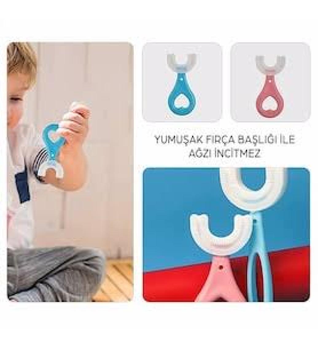 Mas Lord U Tipi Yeni Nesil Diş Fırçası - Mavi - Kelebek Model  6-12 Yaş