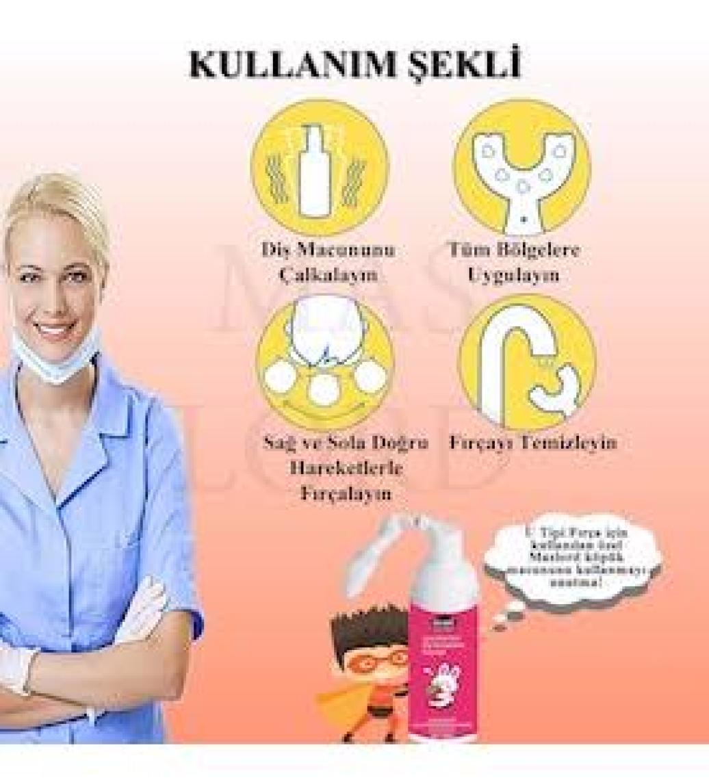 Mas Lord U Tipi Yeni Nesil Diş Fırçası - Mavi - Kelebek Model  6-12 Yaş