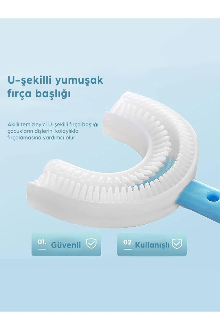 Mas Lord U Tipi Yeni Nesil Diş Fırçası - Mavi - Araba Model  2-6 Yaş