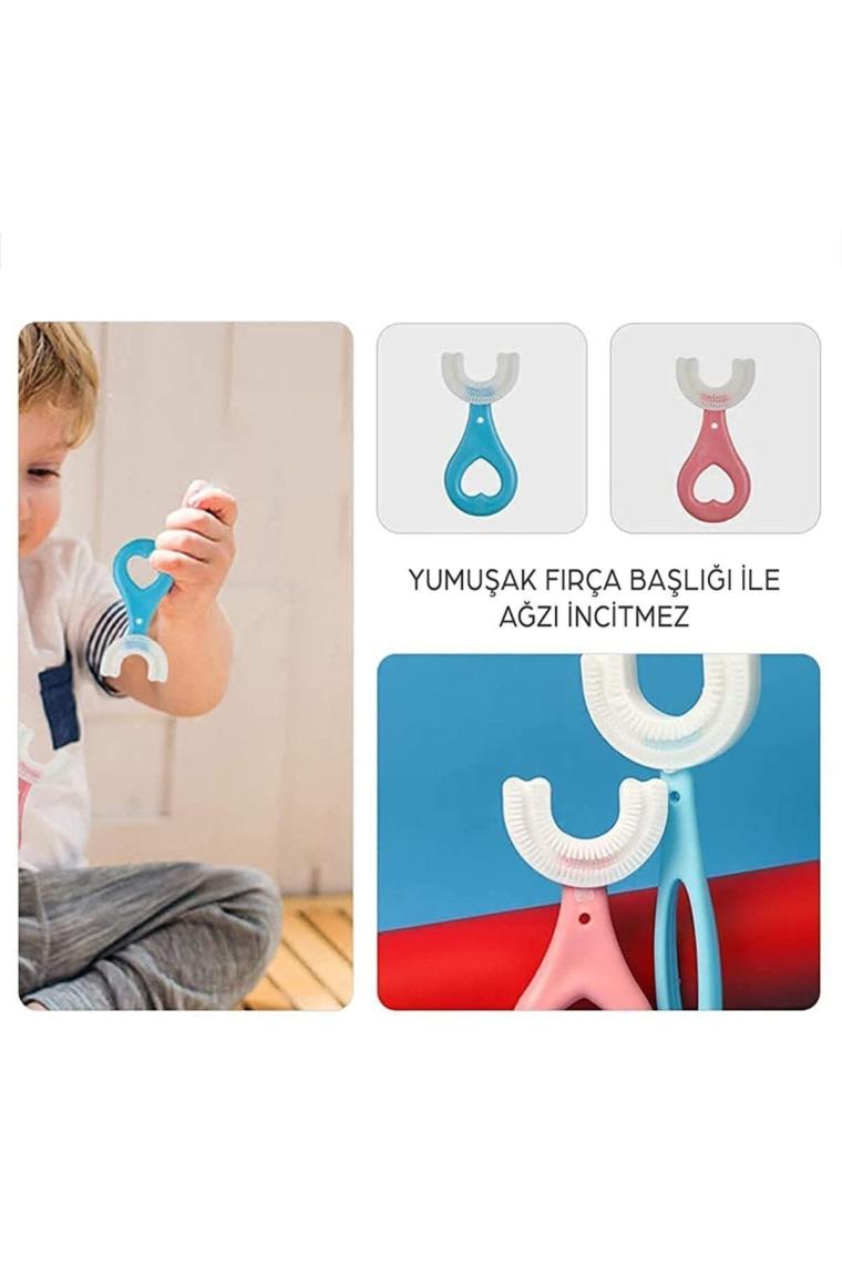 Mas Lord U Tipi Yeni Nesil Diş Fırçası - Pembe - Araba Model  2-6 Yaş