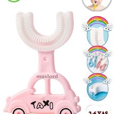 Mas Lord U Tipi Yeni Nesil Diş Fırçası - Pembe - Araba Model  2-6 Yaş