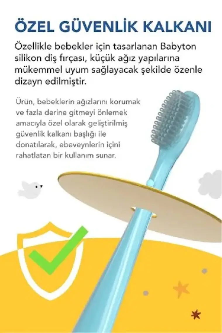 Babyton Silikon Bebek Diş Fırçası