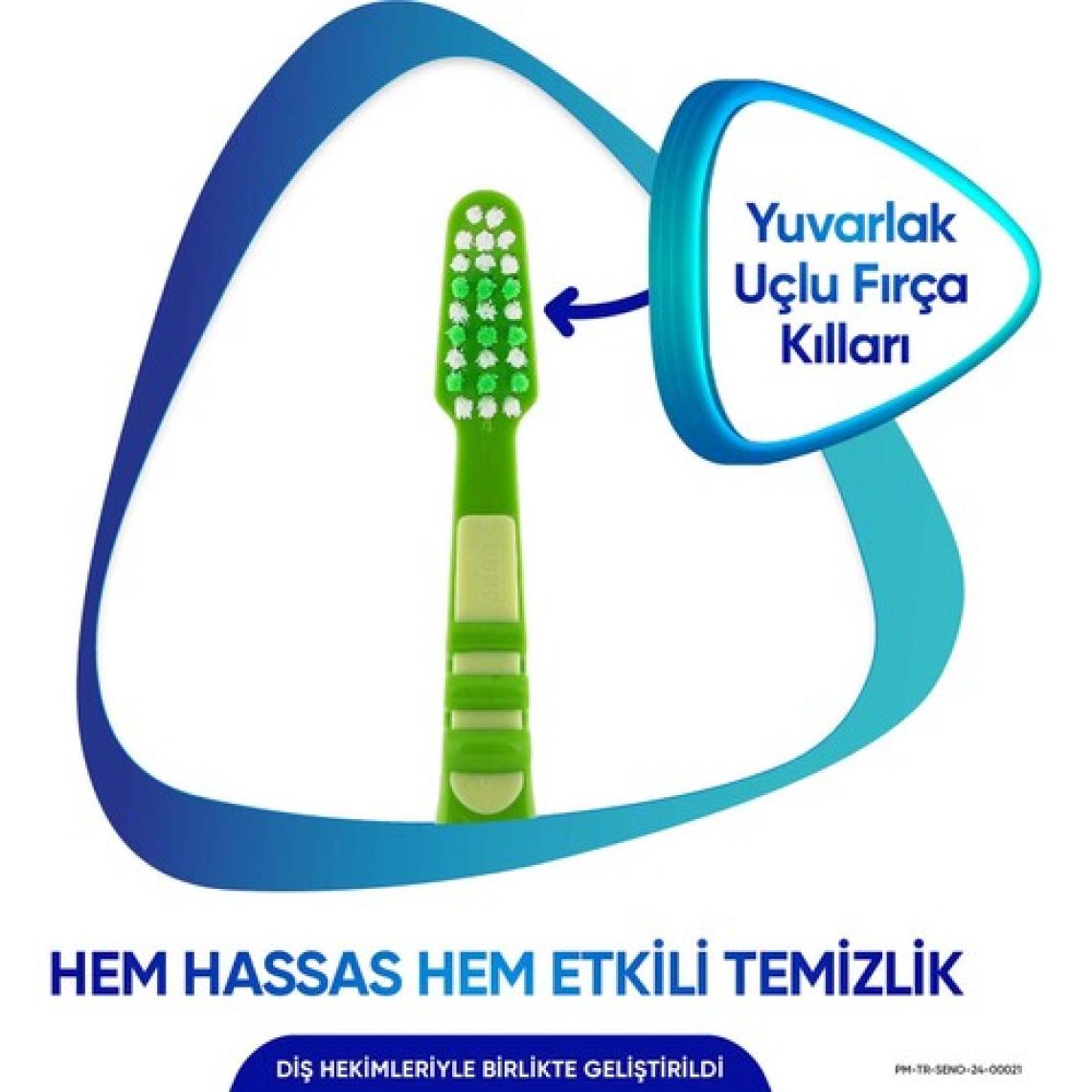 Sensodyne Promine 3-5 Yaş Çocuklar İçin Sevi  mli Timsah Karakterli Diş Fırçası Yumuşak