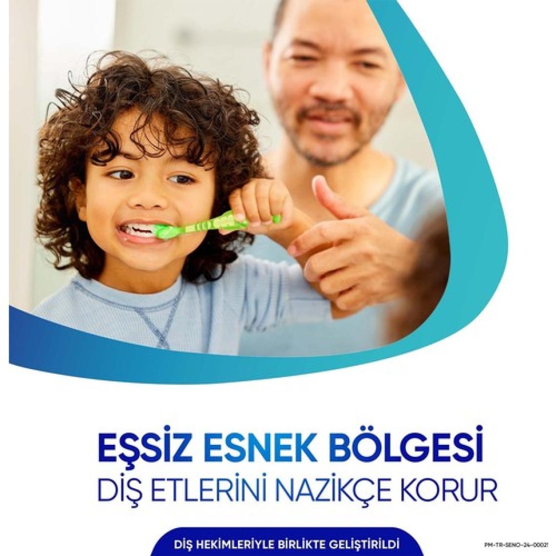 Sensodyne Promine 3-5 Yaş Çocuklar İçin Sevi  mli Timsah Karakterli Diş Fırçası Yumuşak
