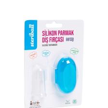 Steriball Silikon Parmak Diş Fırçası - Mavi