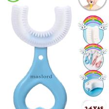 U Tipi Yeni Nesil Diş Fırçası - Mavi - Kalp Model 2-6 Yaş