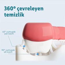 Mas Lord U Tipi Yeni Nesil Diş Fırçası - Mor - Kalp Model 2-6 Yaş