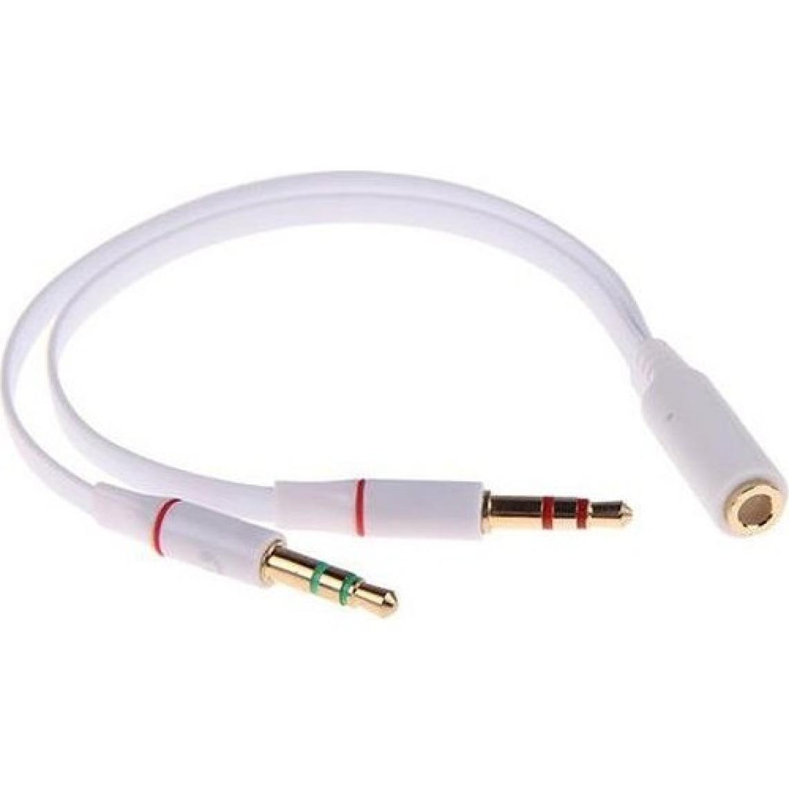 Alfais 4652 3.5mm Kulaklık Mikrofon Çoklayıcı Switch Splitter