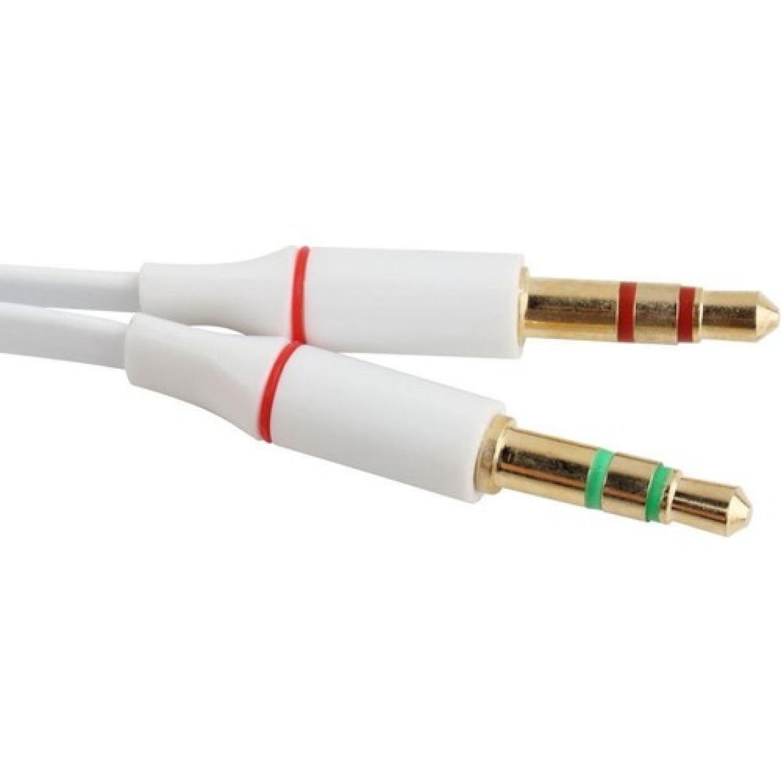 Alfais 4652 3.5mm Kulaklık Mikrofon Çoklayıcı Switch Splitter