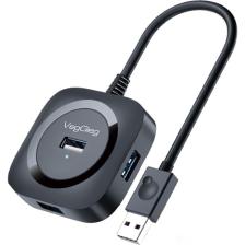 VegGieg 4 Portlu USB 2.0 Çoklayıcı Hub Siyah