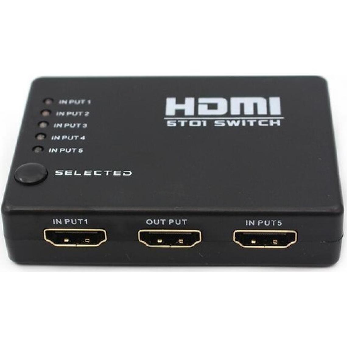 Sline 5 Port Hdmı Switch Kumandalı 3D Uyumlu