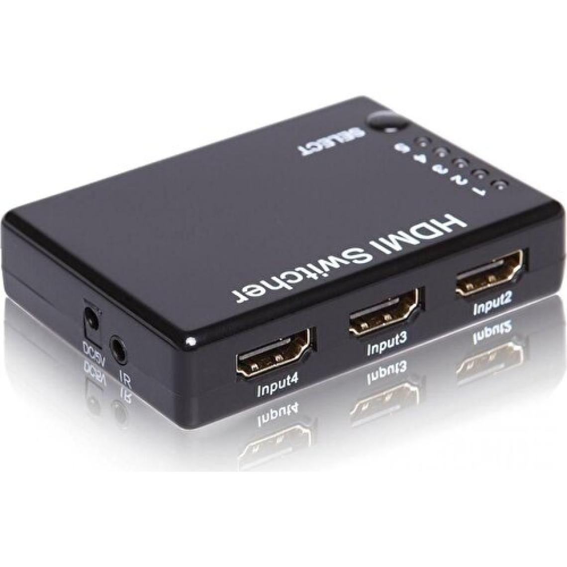 Sline 5 Port Hdmı Switch Kumandalı 3D Uyumlu