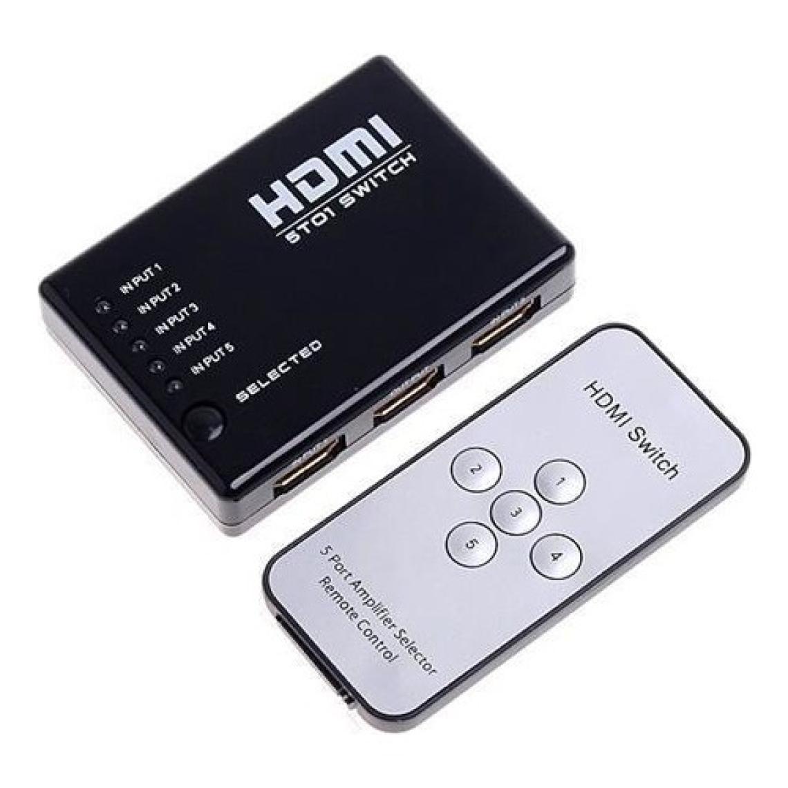 Sline 5 Port Hdmı Switch Kumandalı 3D Uyumlu