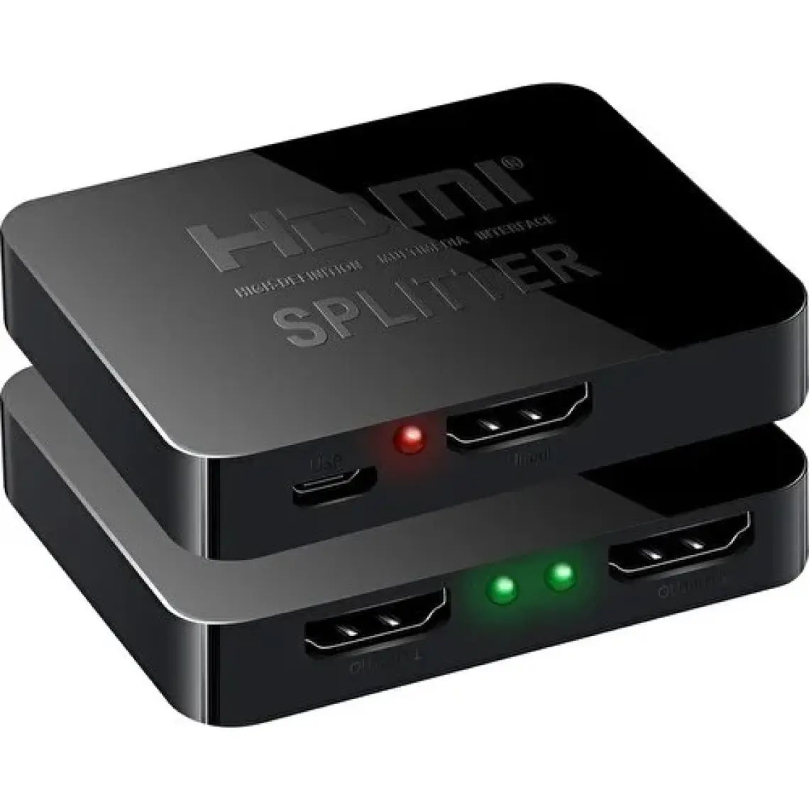 Gplus 4KHD102M 1x2 HDMI 4K Ultra Hd 2160P 1 Giriş 2 Çıkış Mini Splitter Görüntü Çoklayıcı