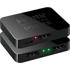 Gplus 4KHD102M 1x2 HDMI 4K Ultra Hd 2160P 1 Giriş 2 Çıkış Mini Splitter Görüntü Çoklayıcı